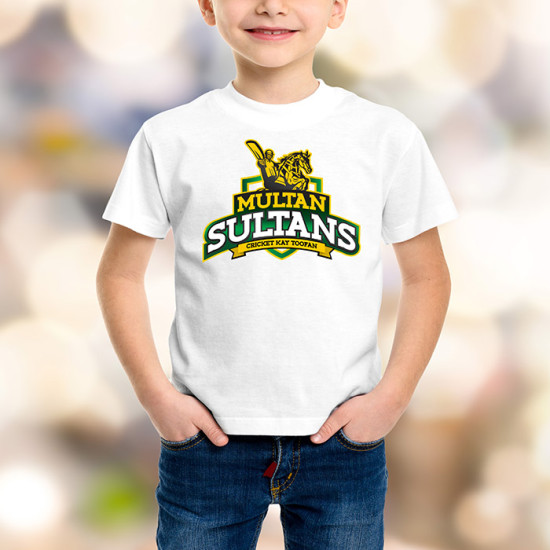 Multan Sultan Kids White T-Shirt